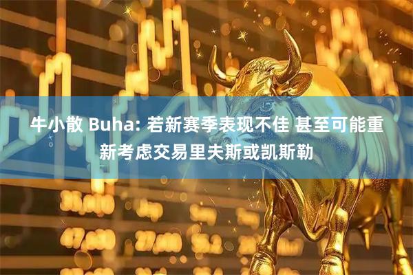 牛小散 Buha: 若新赛季表现不佳 甚至可能重新考虑交易里夫斯或凯斯勒